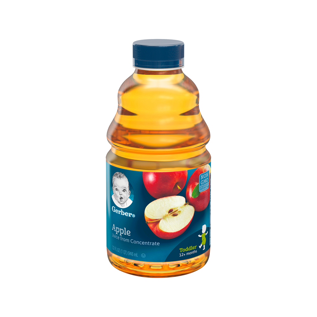GERBER Apple Juice no sugar added Baby and Me
