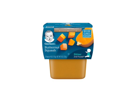 GERBER® 2nd Foods Twin Pack Butternut Squash GERBER® 2nd Foods Twin Pack Butternut Squash